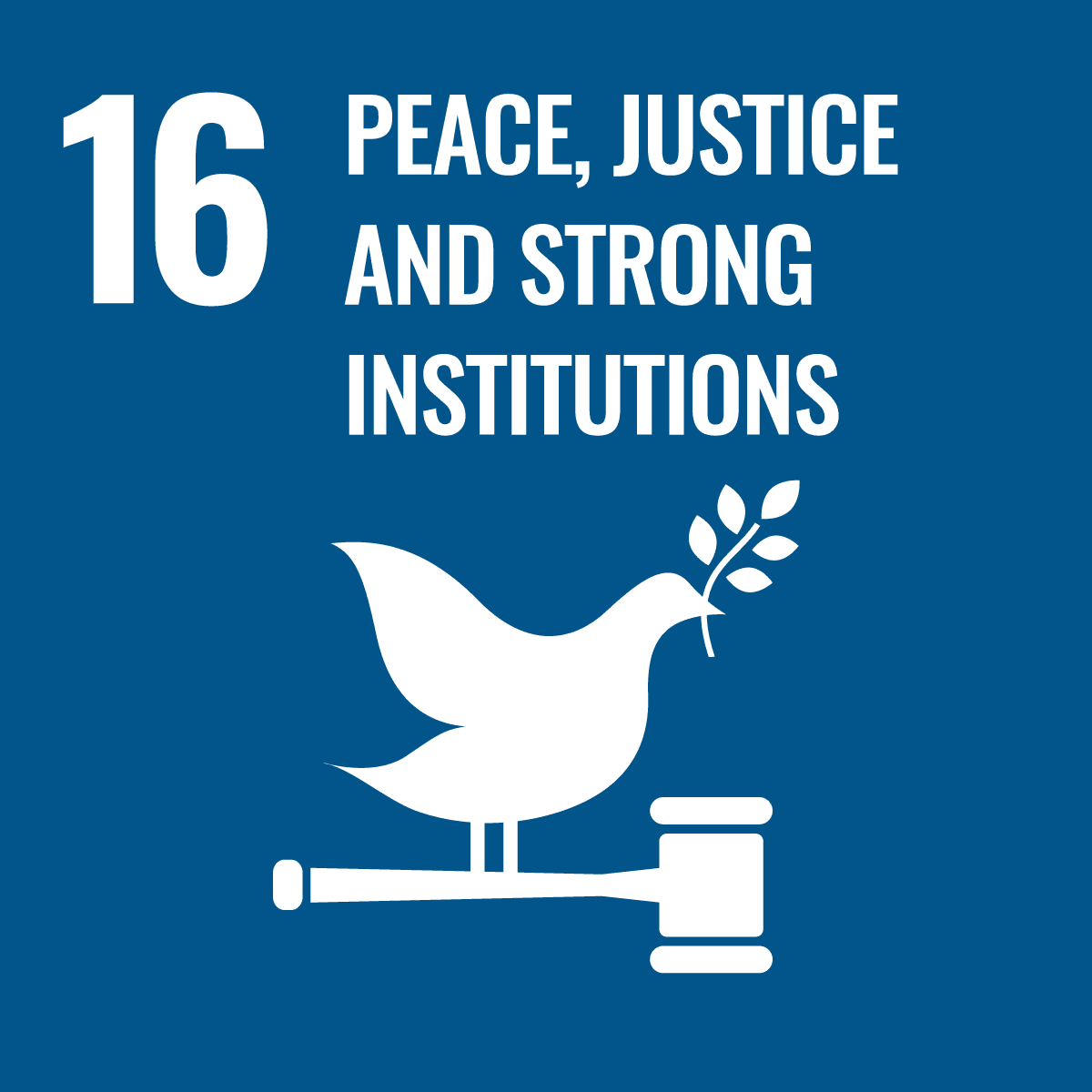 Sustainable Development Goal 16: Peace, Justice and Strong Institutions