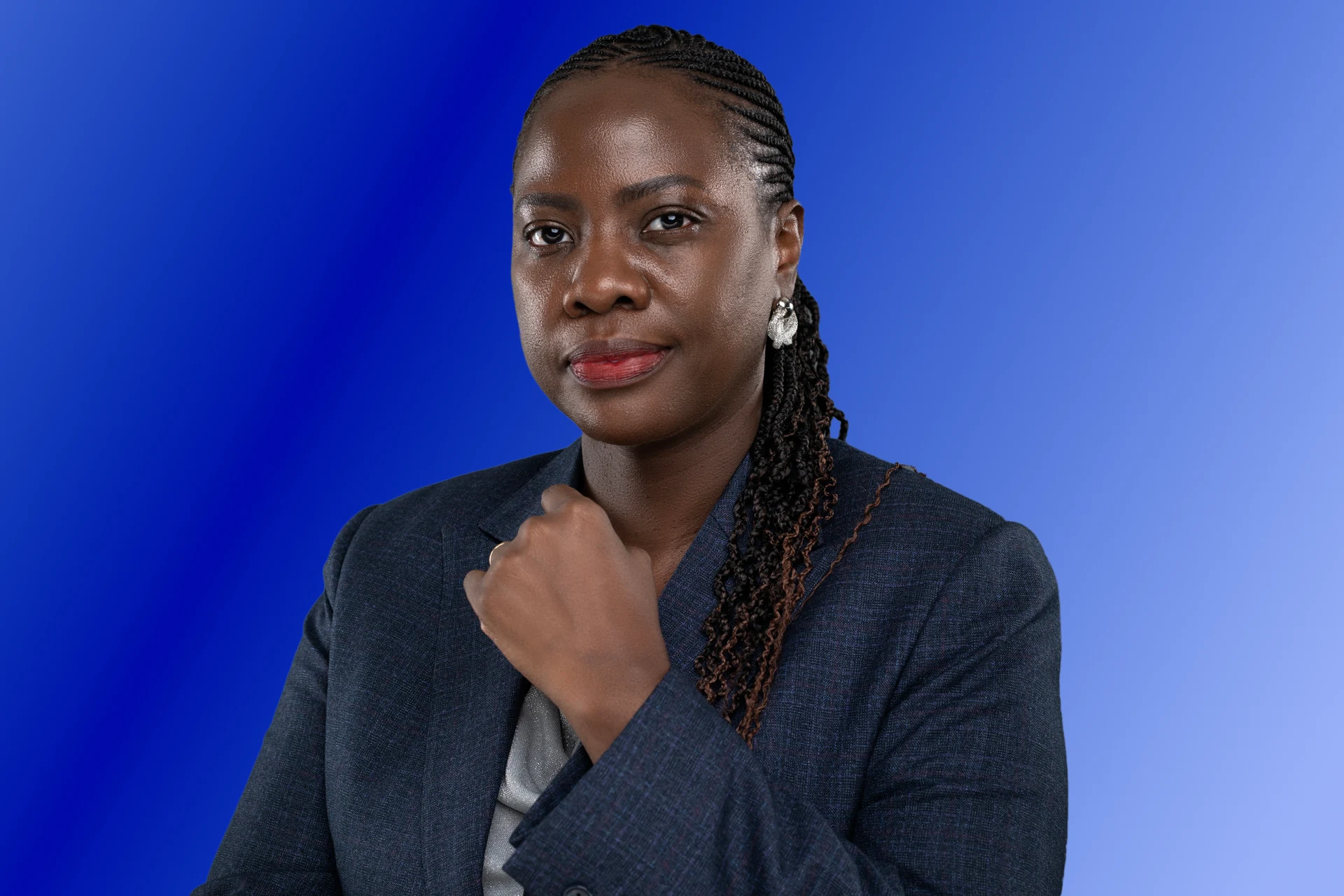 Woman speaking at an NSSF event
