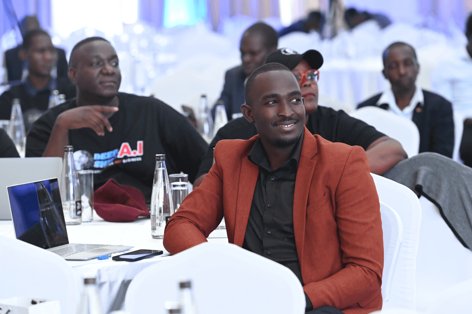 Participants attending a conference