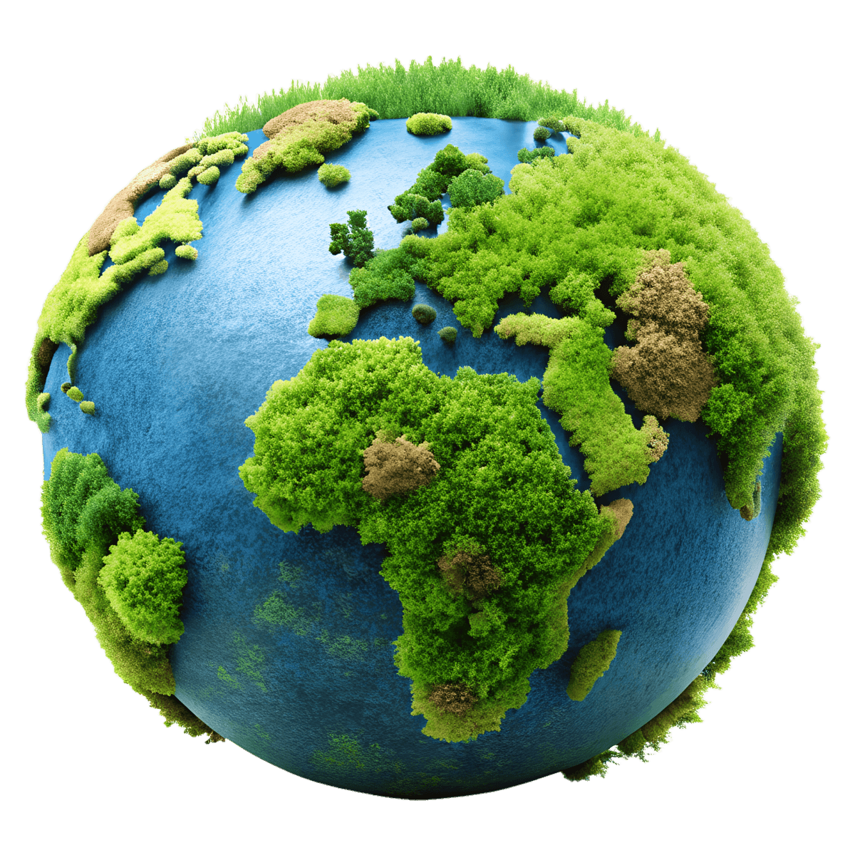 Globe representing integrated thinking