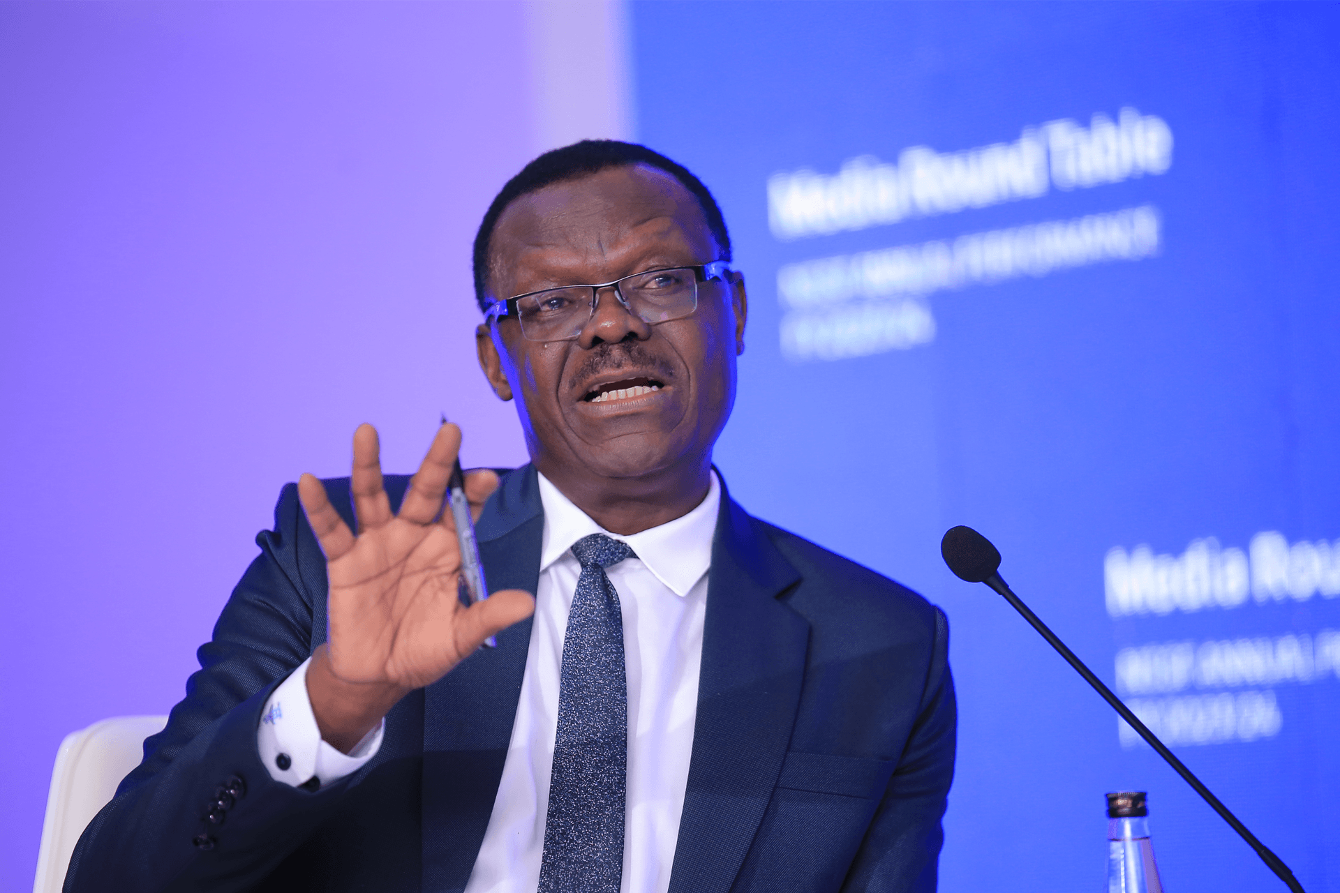 Man speaking at an NSSF event
