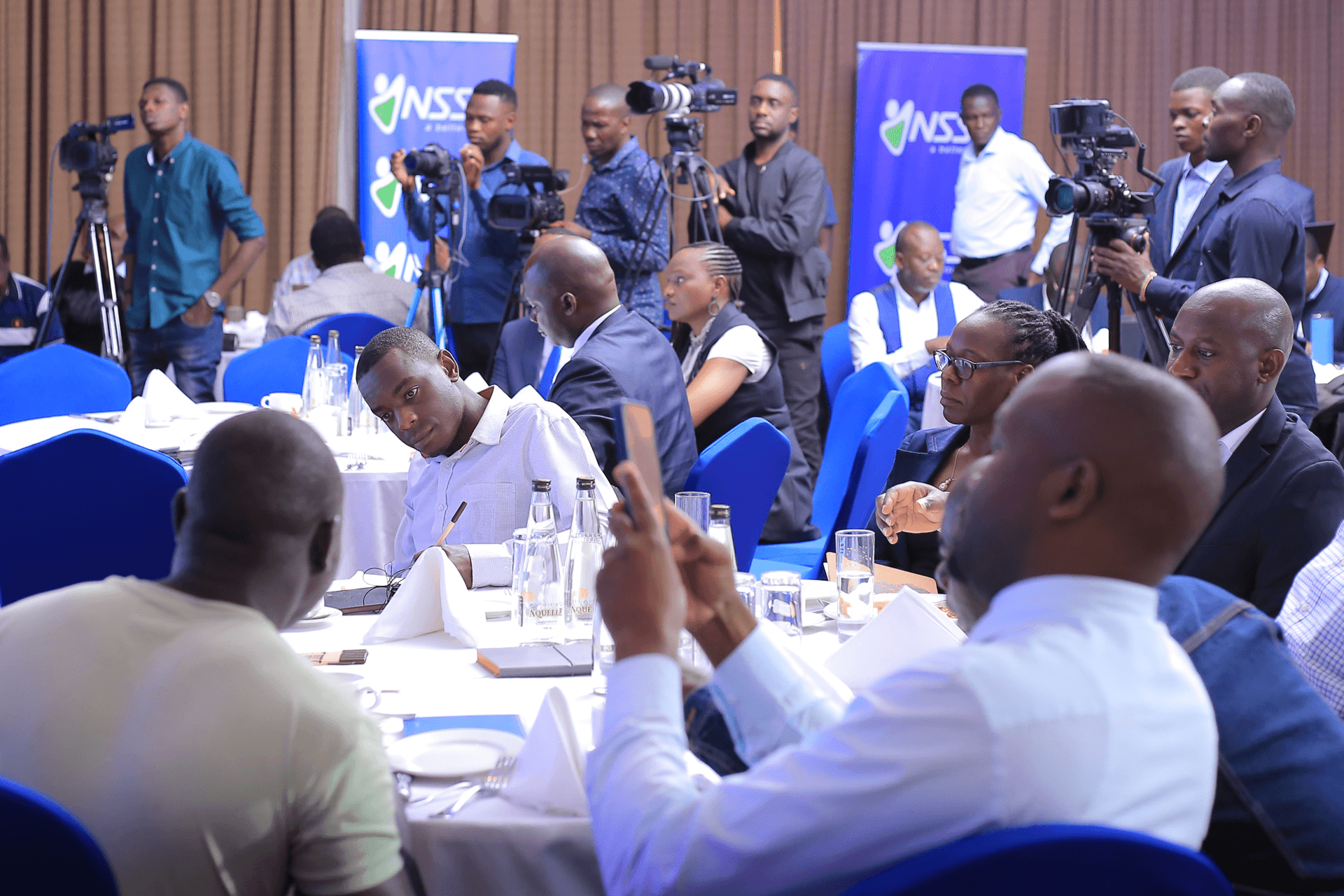 Participants at an NSSF roundtable event