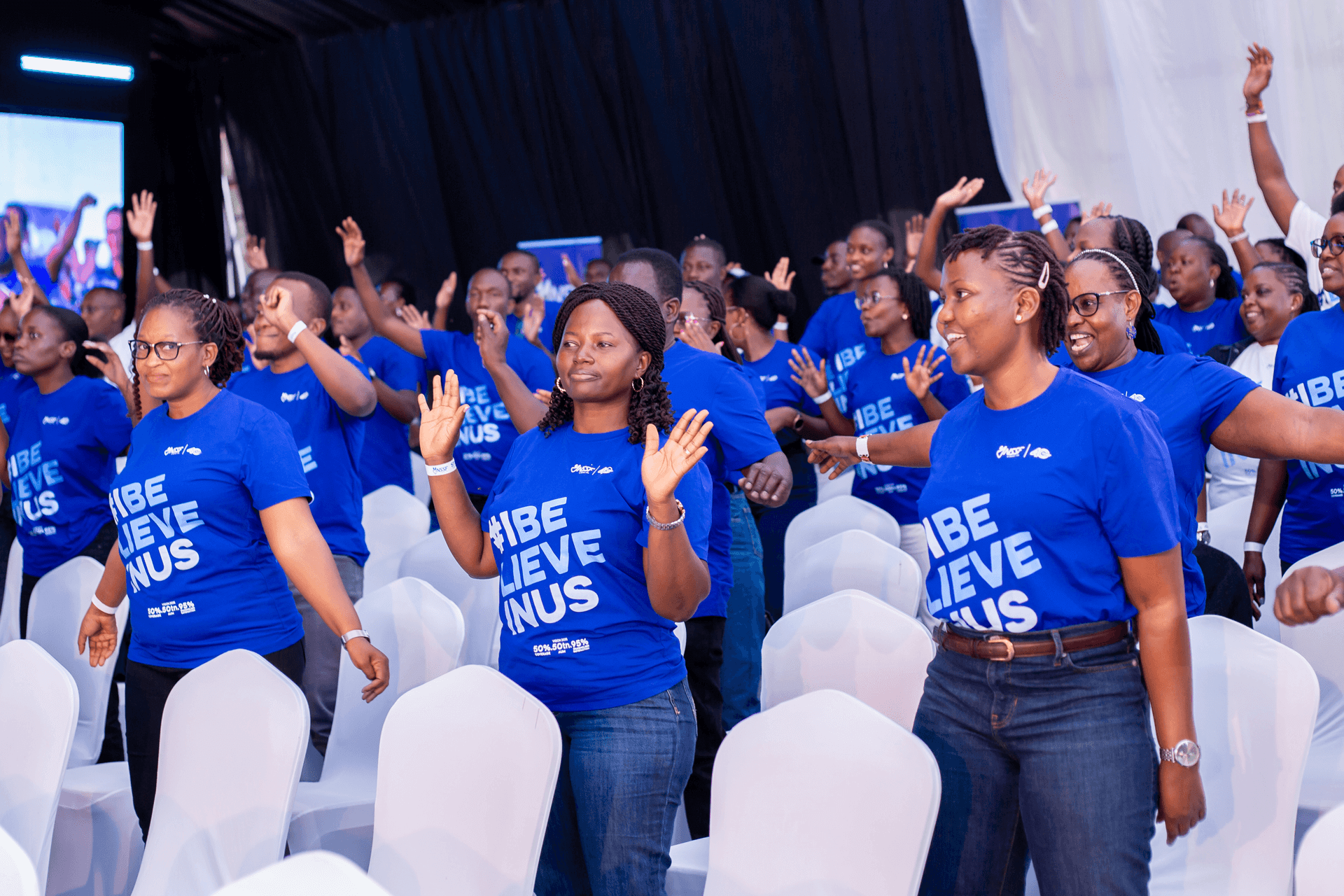NSSF employees engage in an activity at the Annual staff Conference